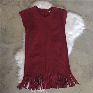 Gianni Bini Suede Boho Dress Size XS